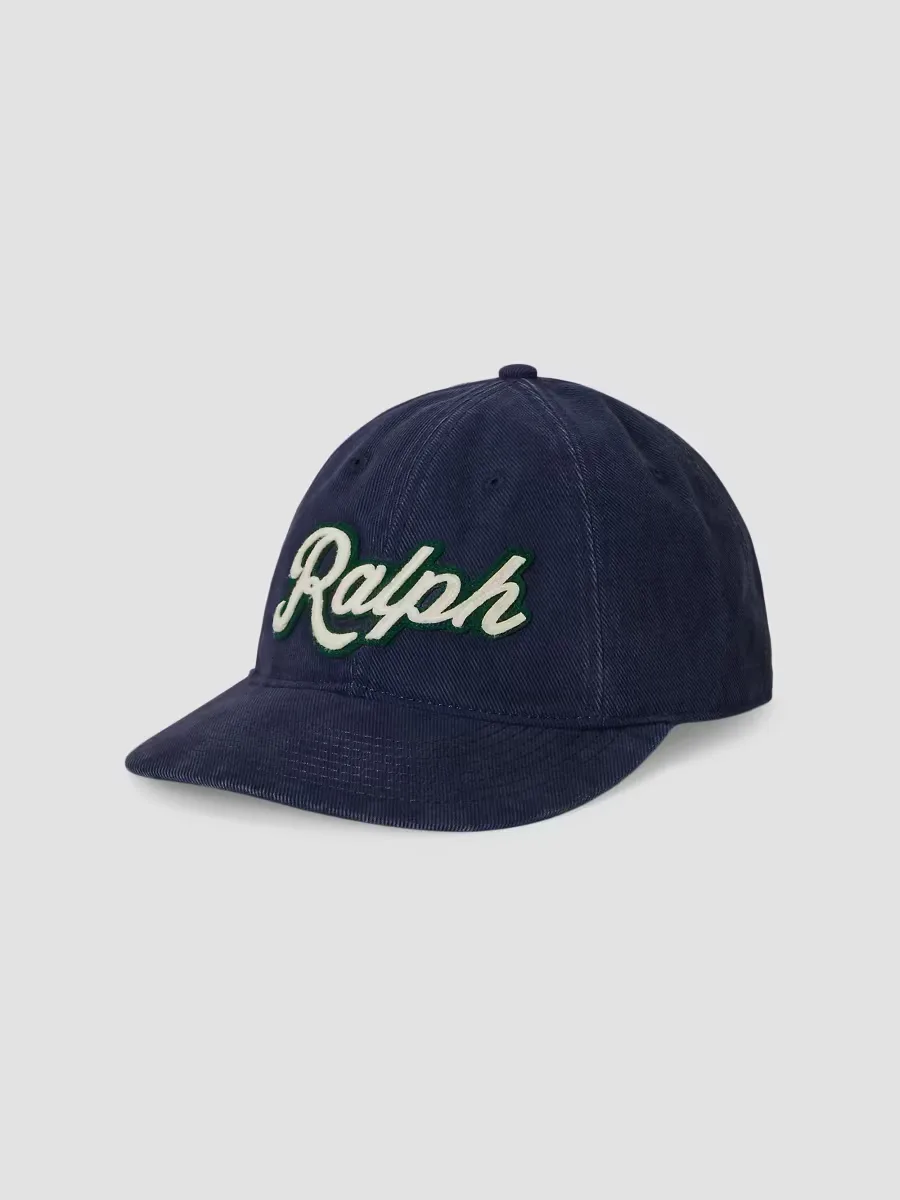Ralph Cotton Twill Baseball Cap by Polo Ralph Lauren