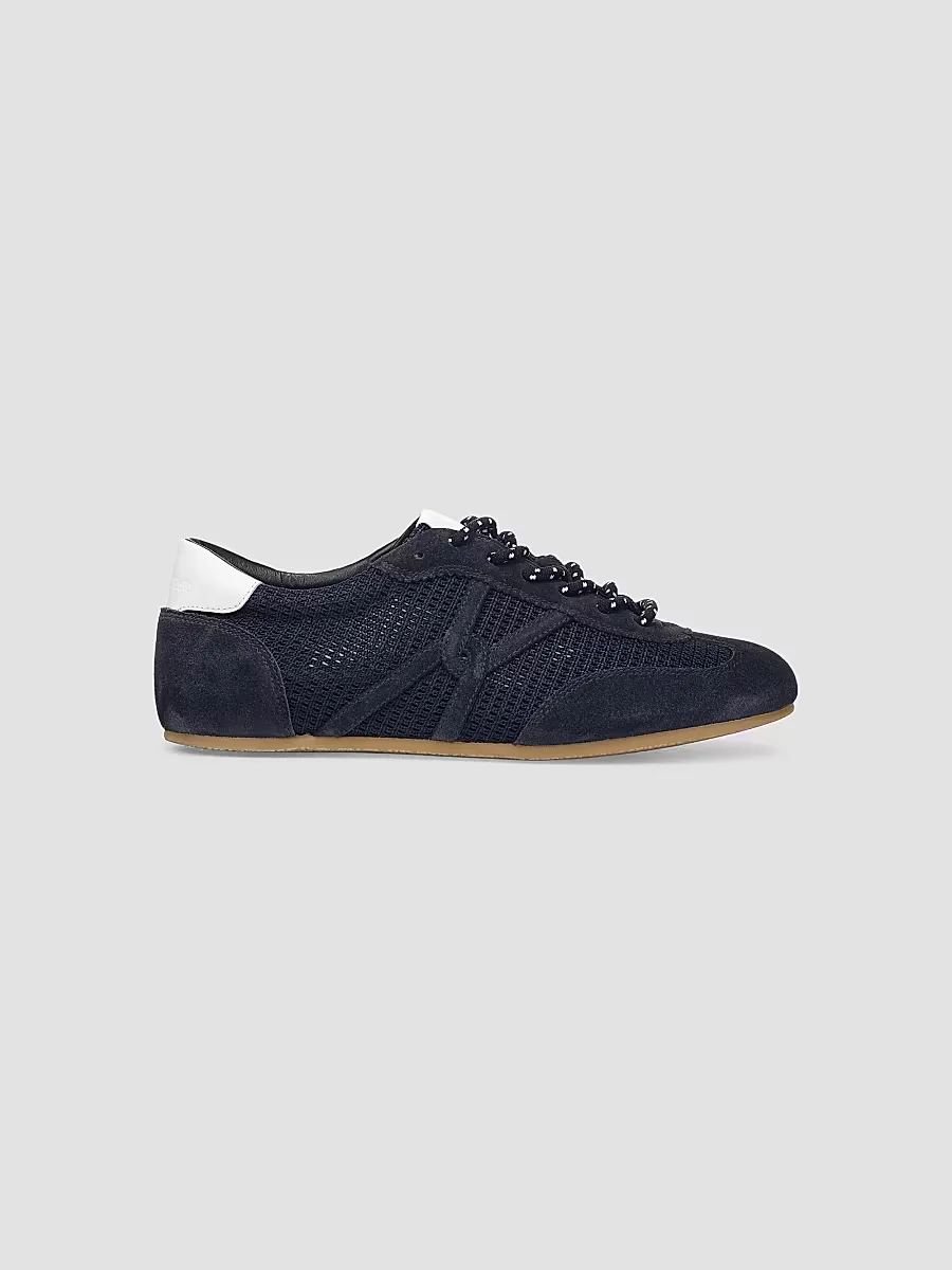 Riviera Mesh & Suede Sneakers by Veronica Beard