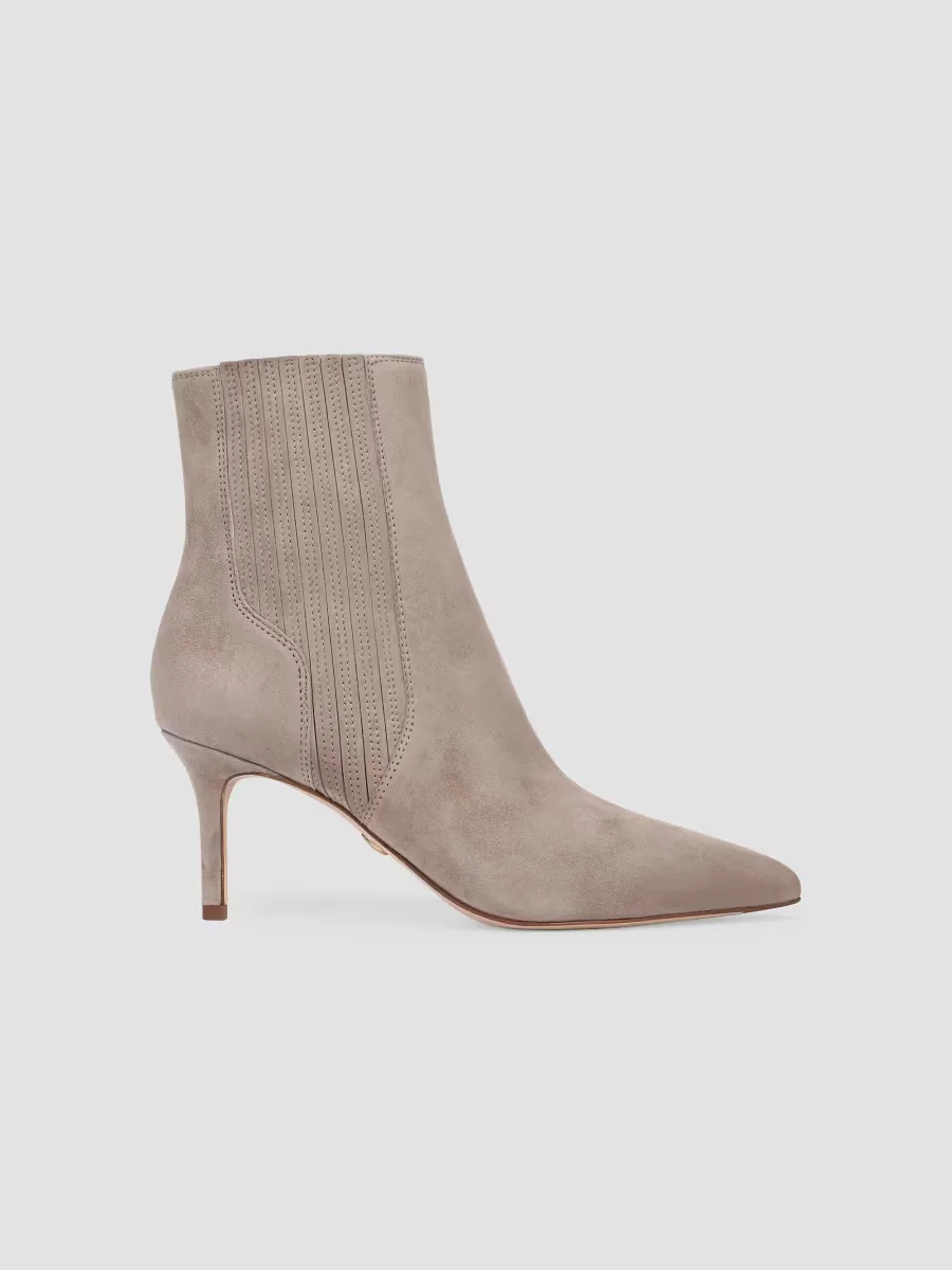 Lisa 70MM Suede Ankle Boots by Veronica Beard
