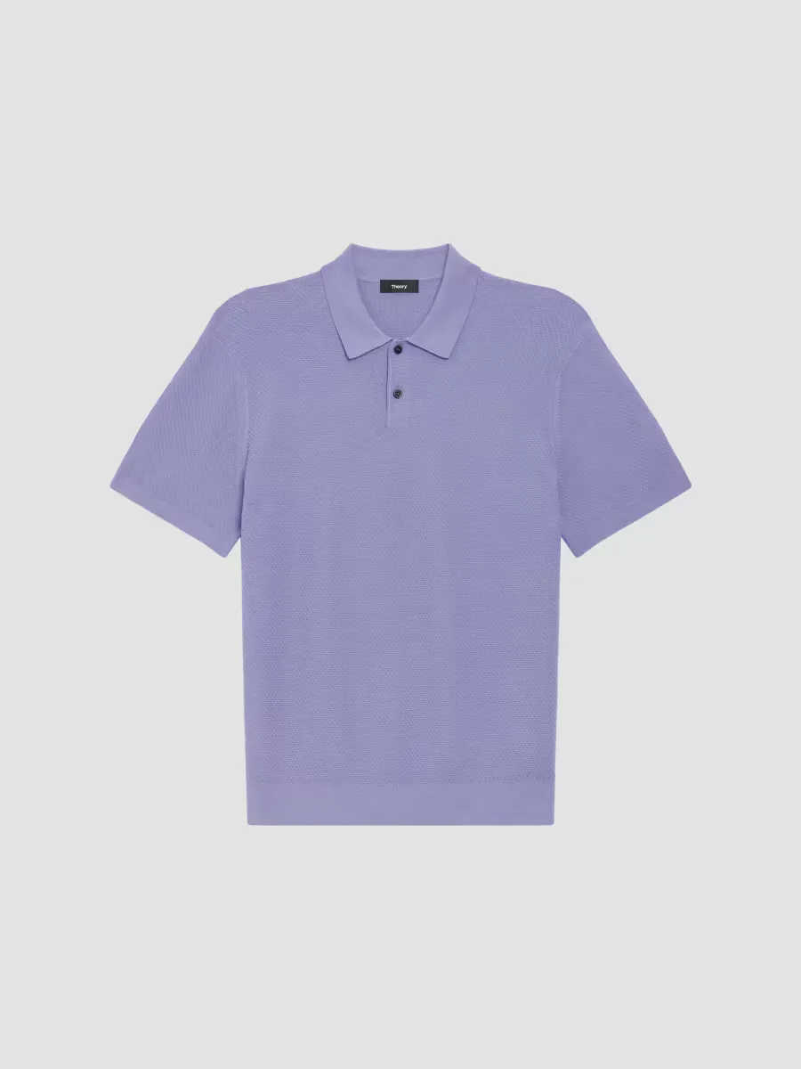 Soris Stretch Knit Polo Shirt by Theory