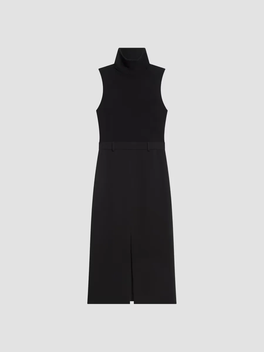 Funnel Neck Sleeveless Midi Dress by Theory
