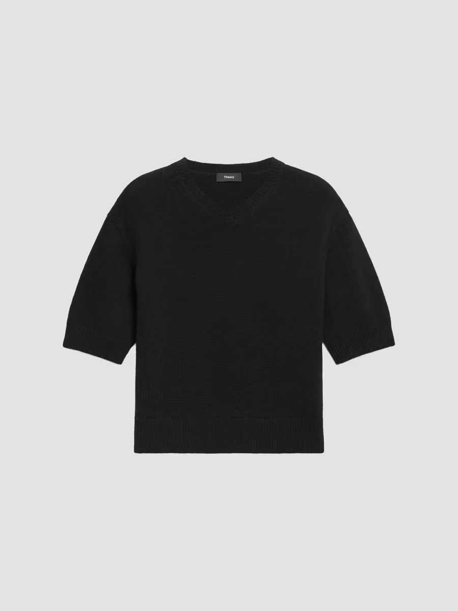 Cashmere Crop Sweater by Theory