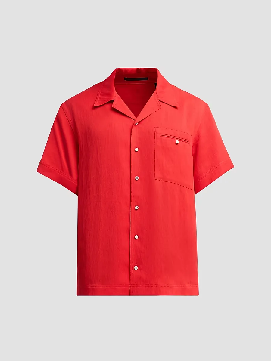 Relaxed-Fit Camp Collar Shirt by Helmut Lang