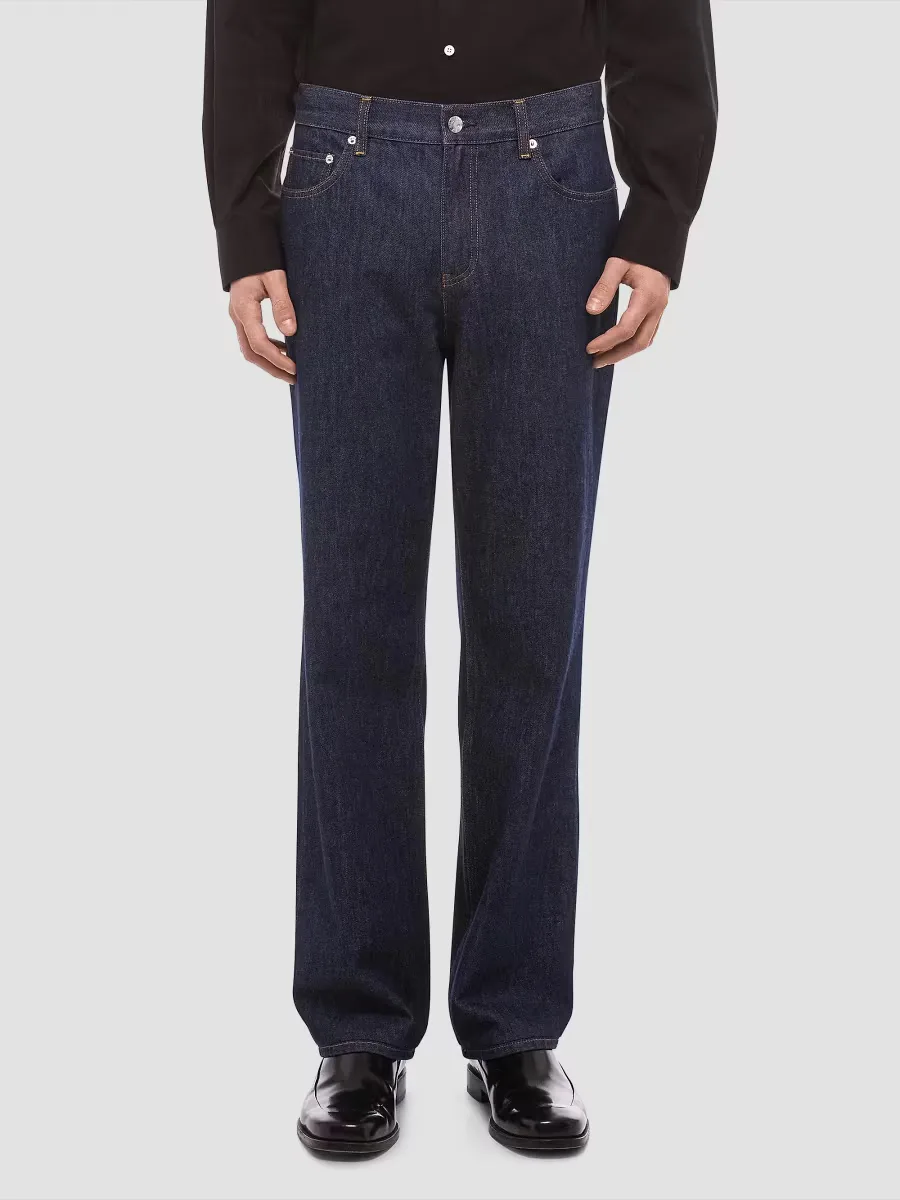 Mid-Rise Slim-Fit Straight-Leg Jeans by Helmut Lang