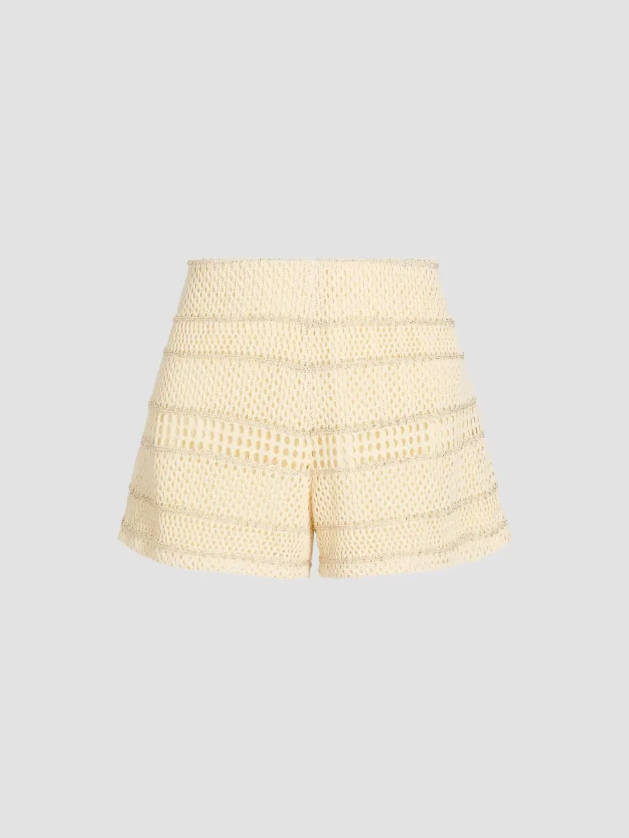 Crochet Knit Shorts by Milly