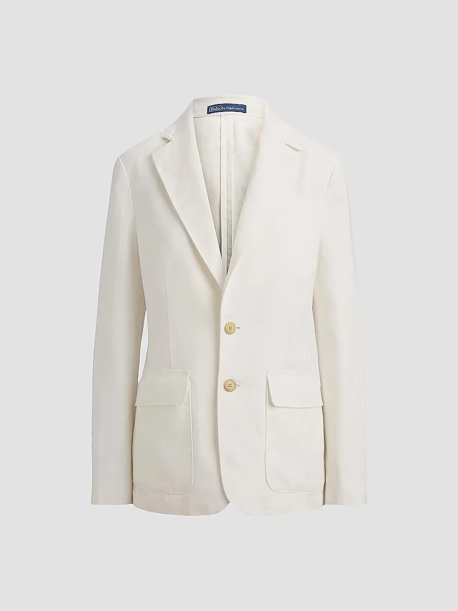 Notch-Lapel Linen Blazer by Polo Ralph Lauren