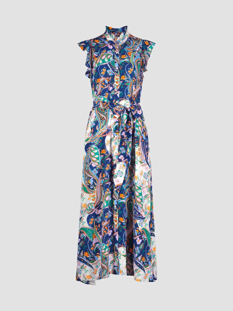 Sadie Paisley Floral Maxi Dress by Robert Graham
