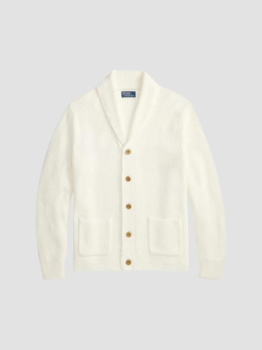 Cotton-Knit Cardigan