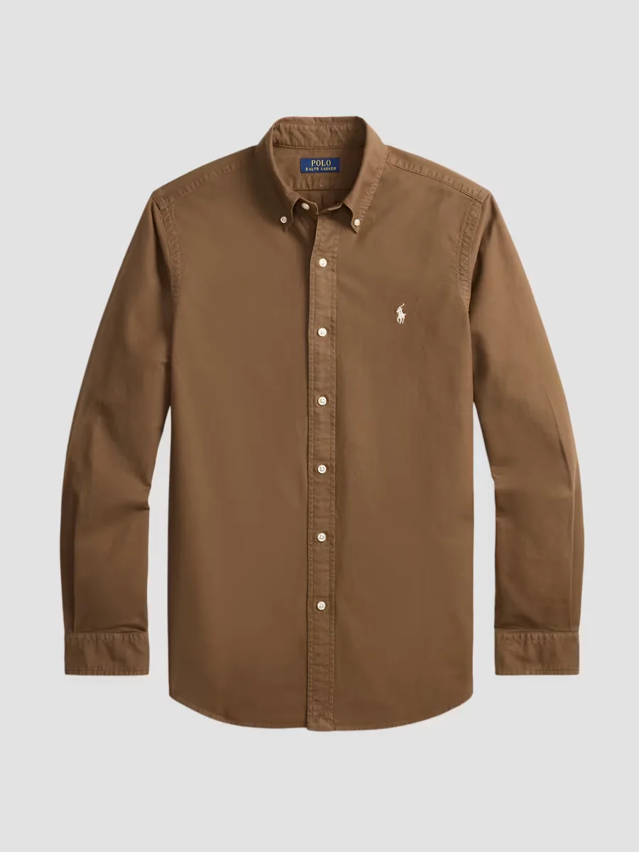 Classic Fit Garment-Dyed Oxford Shirt by Polo Ralph Lauren