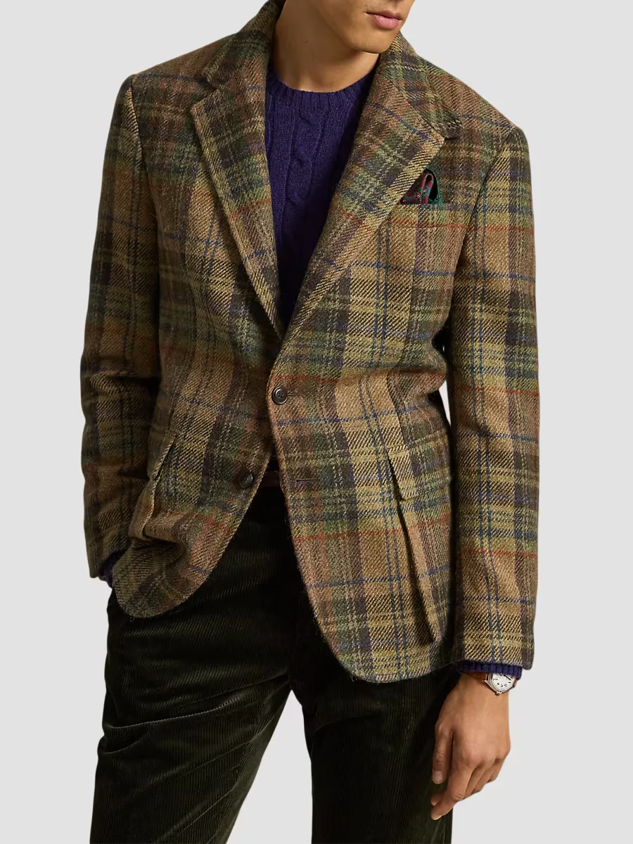 RL67 Wool Plaid Sport Jacket by Polo Ralph Lauren