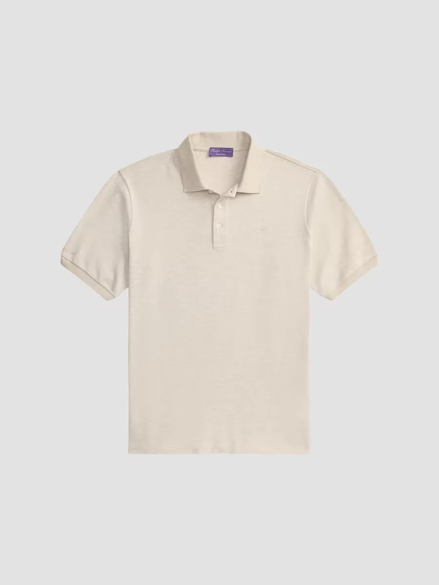 Purple Label Cashmere-Blend Polo Shirt by Ralph Lauren