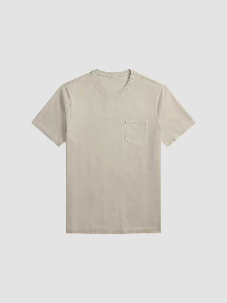 Purple Label Garment-Dyed Cotton Pocket T-Shirt