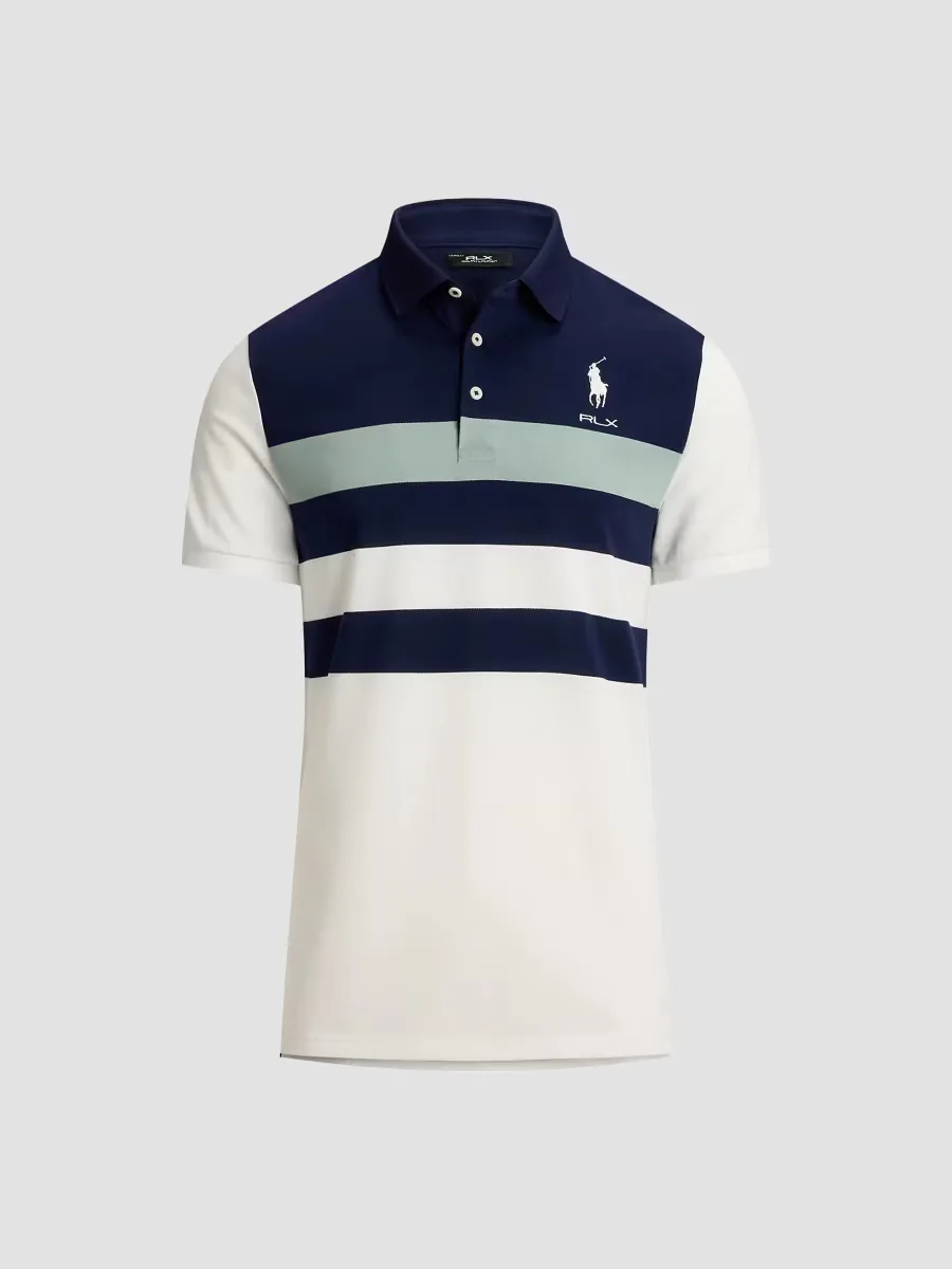 RLX Tailored-Fit Performance Polo Shirt by Ralph Lauren