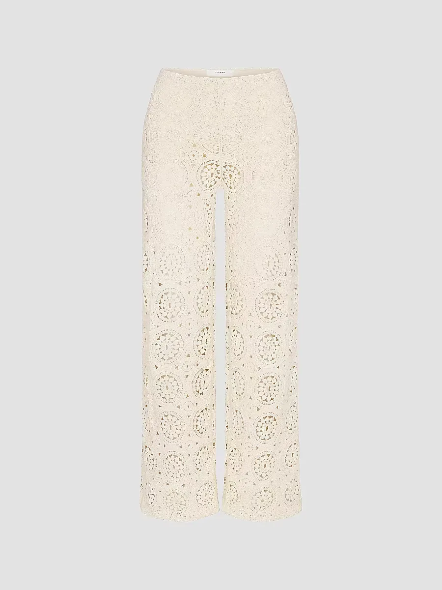 Crochet Cotton Pants by FRAME