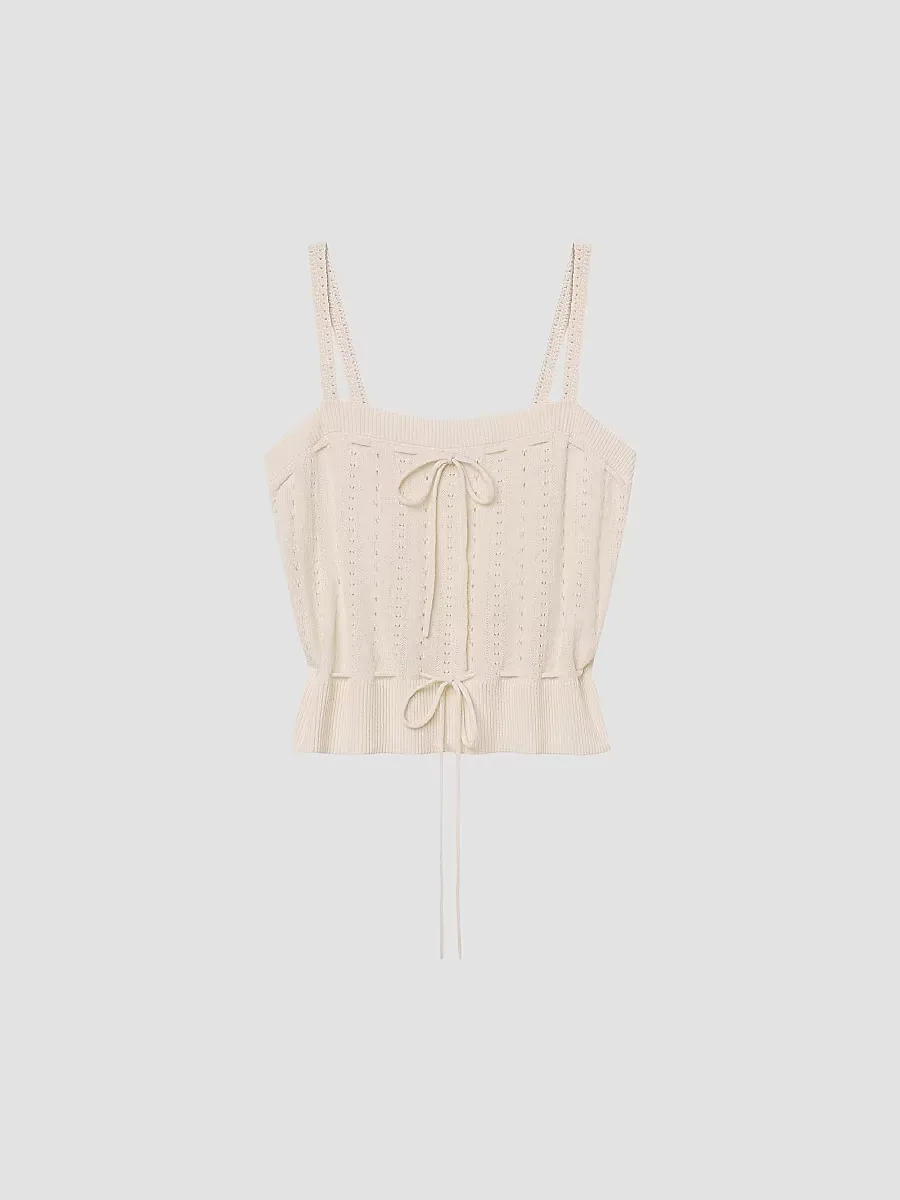 The Cashmere Charm Crop Tank