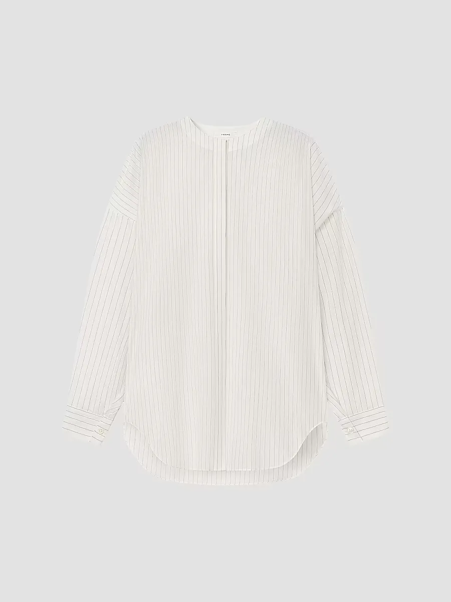 The Gallery Cotton-Silk Shirt by FRAME