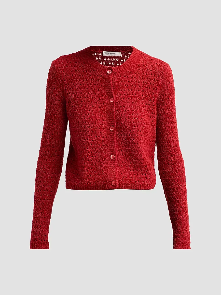 The Chenille Wool Cardigan by FRAME