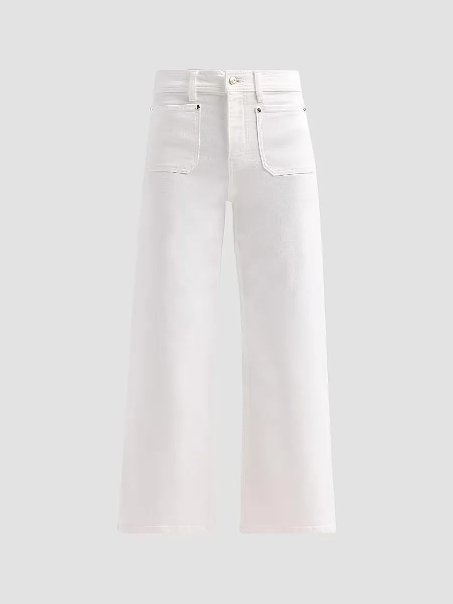 Le Slim Palazzo Crop Jeans by FRAME