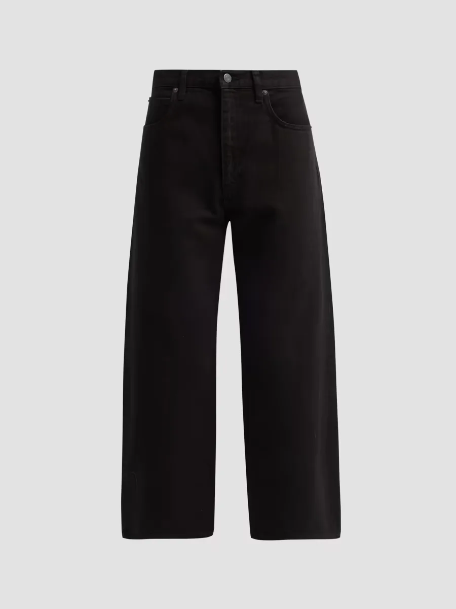 Bow Cotton Crop Jeans by FRAME