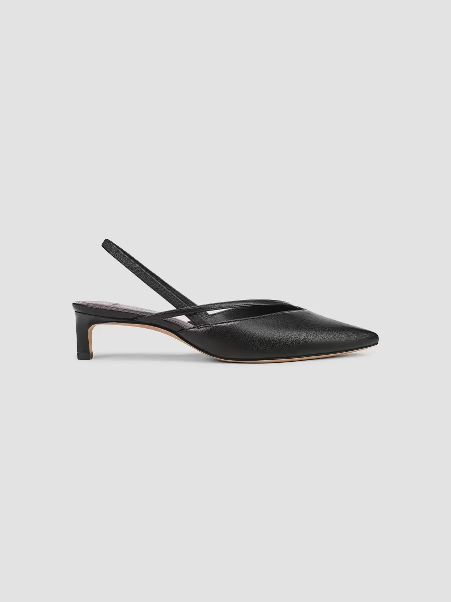 Clara Leather Slingback Pumps