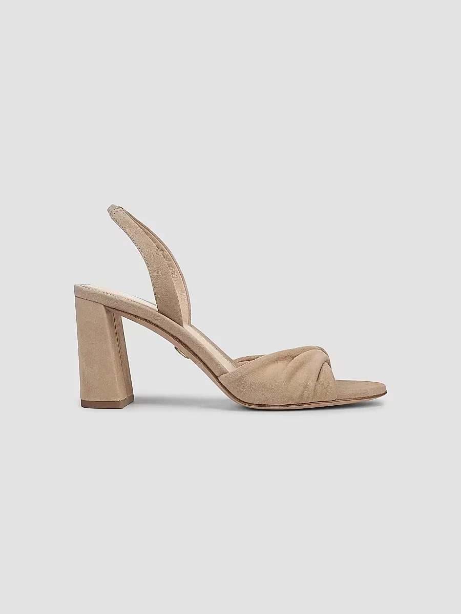 Tullia 75MM Suede Slingback Block-Heel Sandals