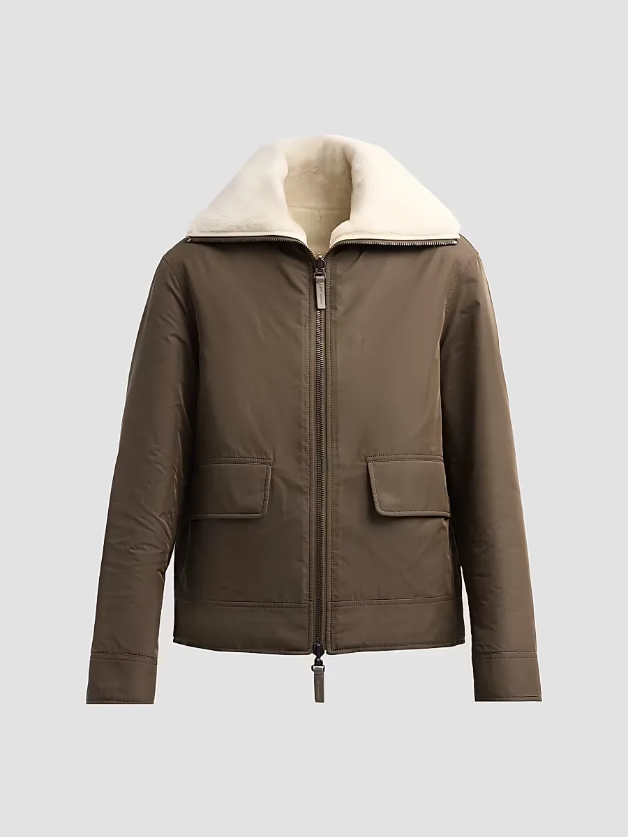 Veste Shearling Jacket by Yves Salomon