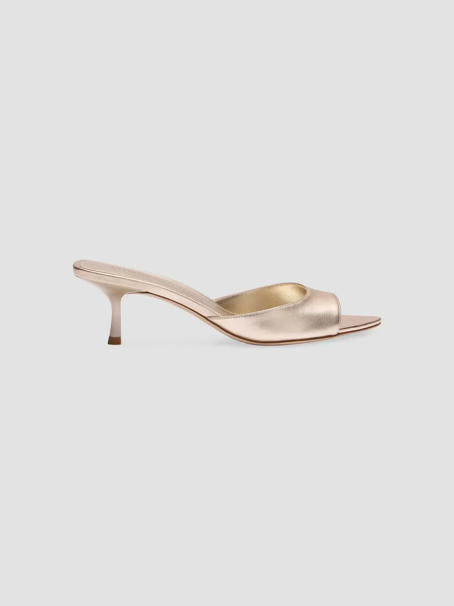 Lexington 50MM Leather Mules by Stuart Weitzman