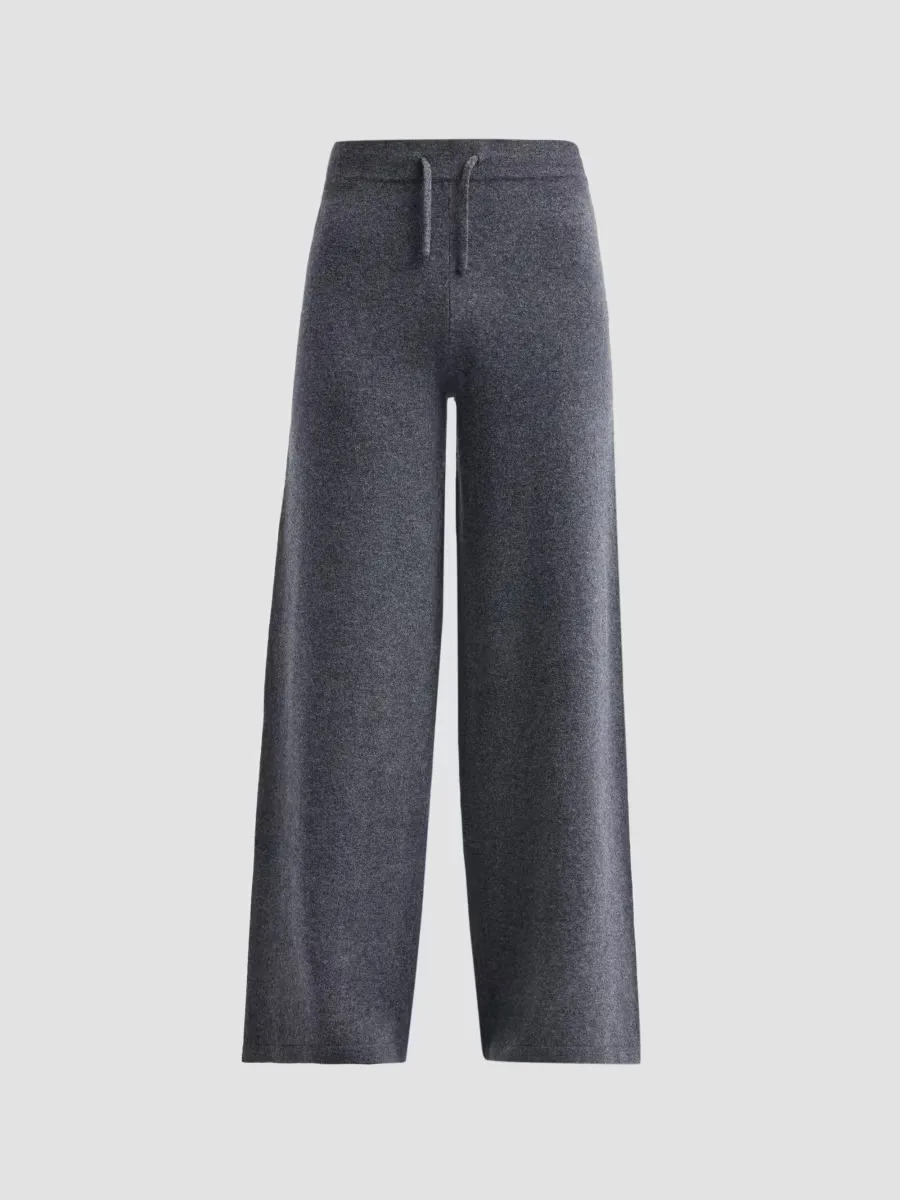 Knit Wide-Leg Pants by Yves Salomon