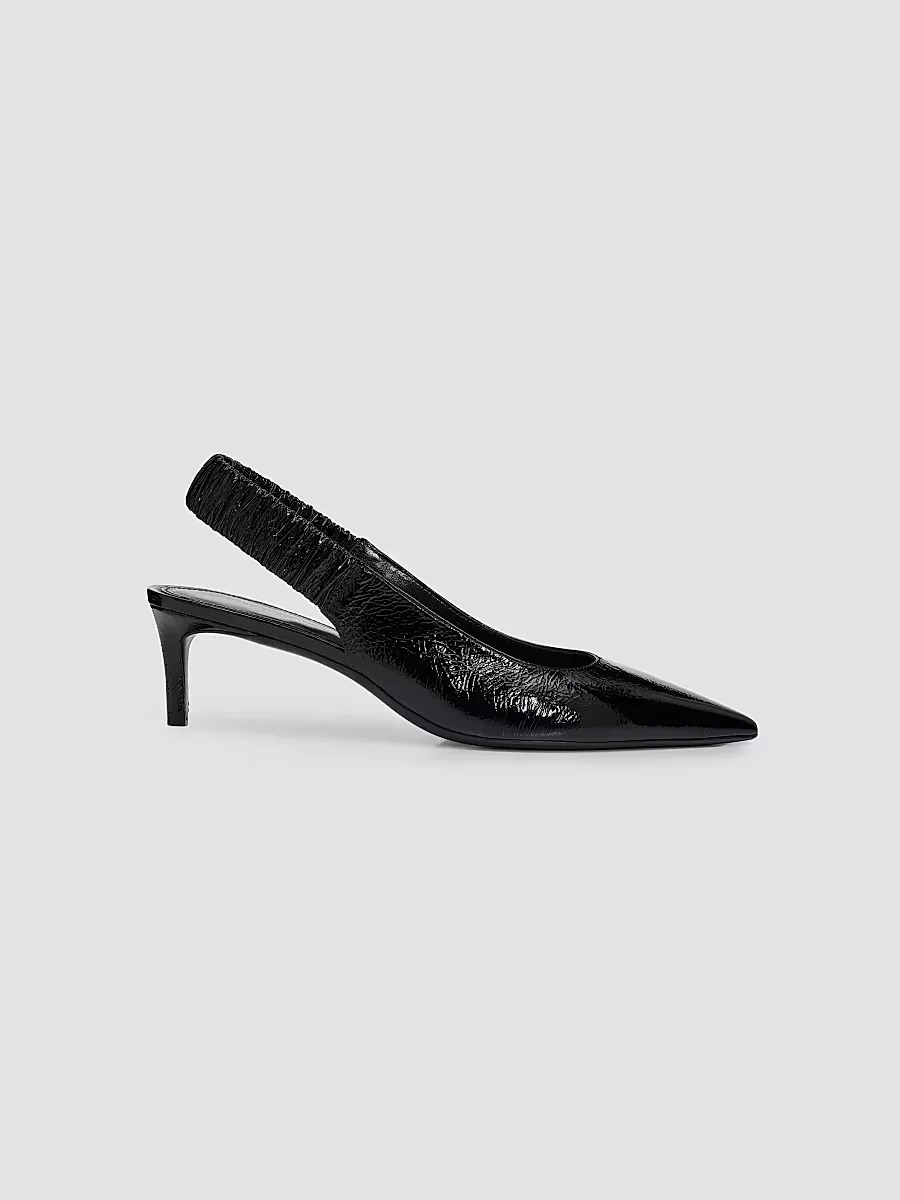 50MM Patent Leather Slingback Pumps by Stuart Weitzman