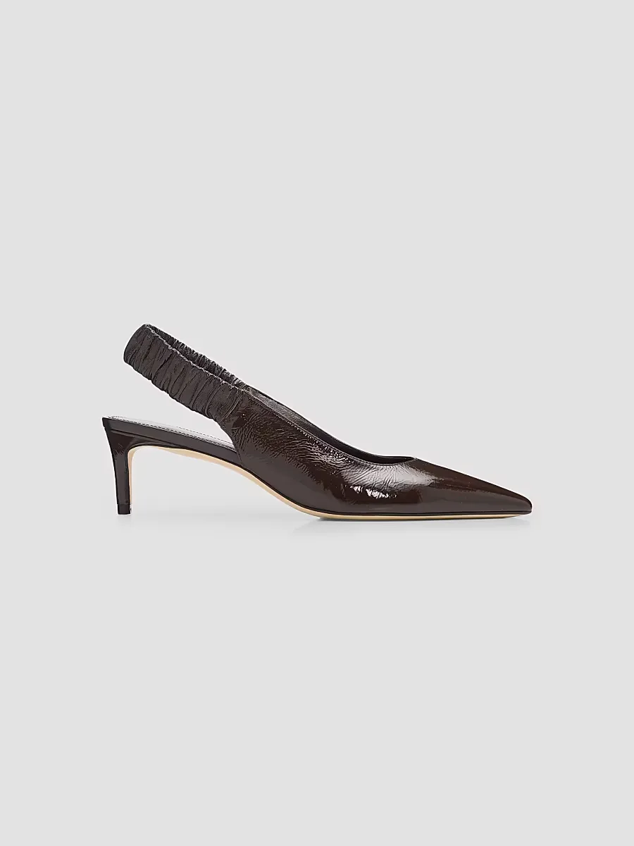 50MM Patent Leather Slingback Pumps