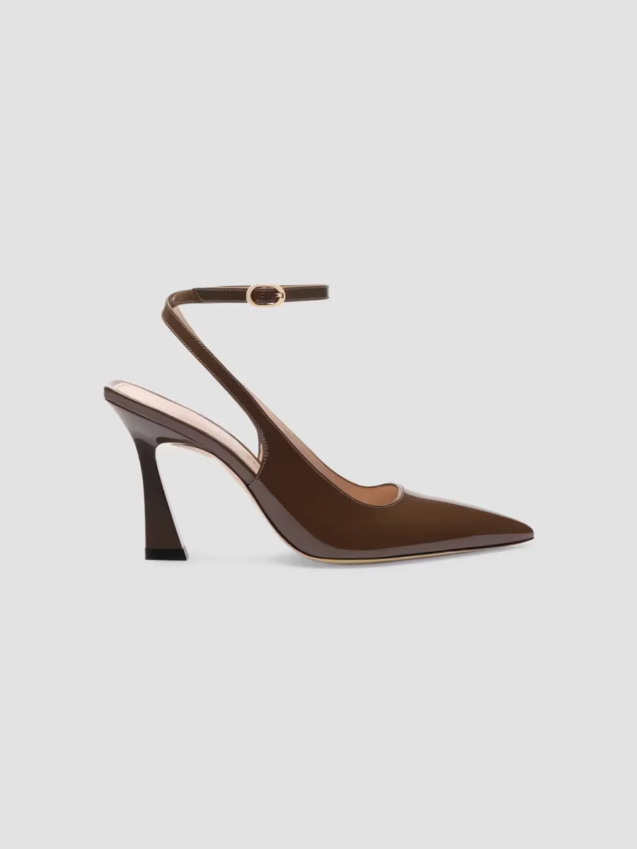 Vinnie 85MM Patent Leather Pumps by Stuart Weitzman