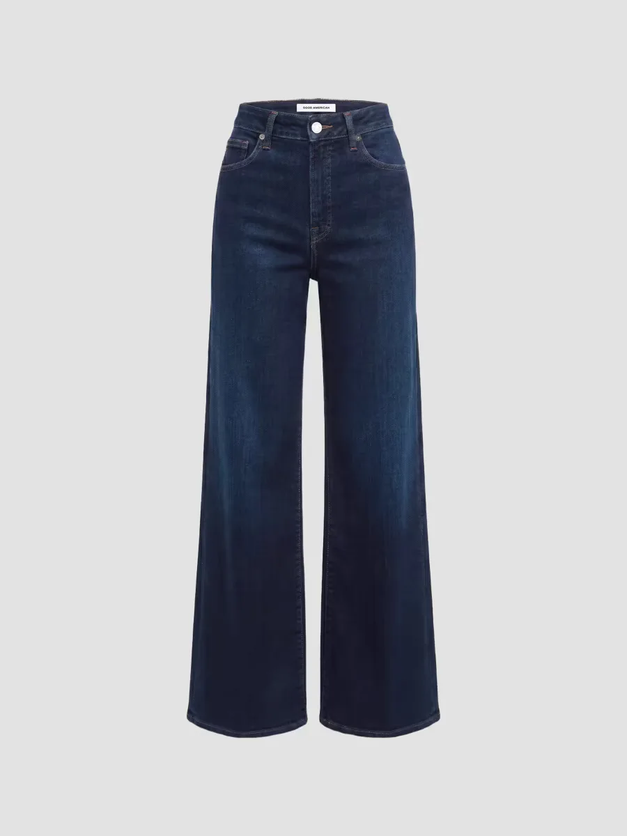 Good Waist Palazzo Jeans by GOOD AMERICAN