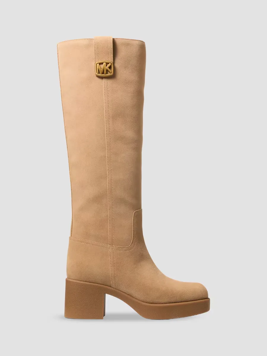 Michael Michael Kors Bryant 65MM Suede Knee-High Boots by Michael Kors