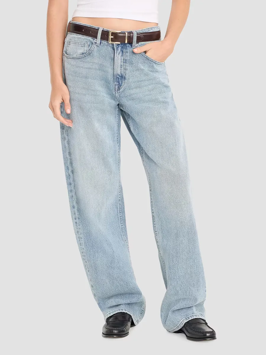 Good 90s Mid-Rise Relaxed Jeans by GOOD AMERICAN