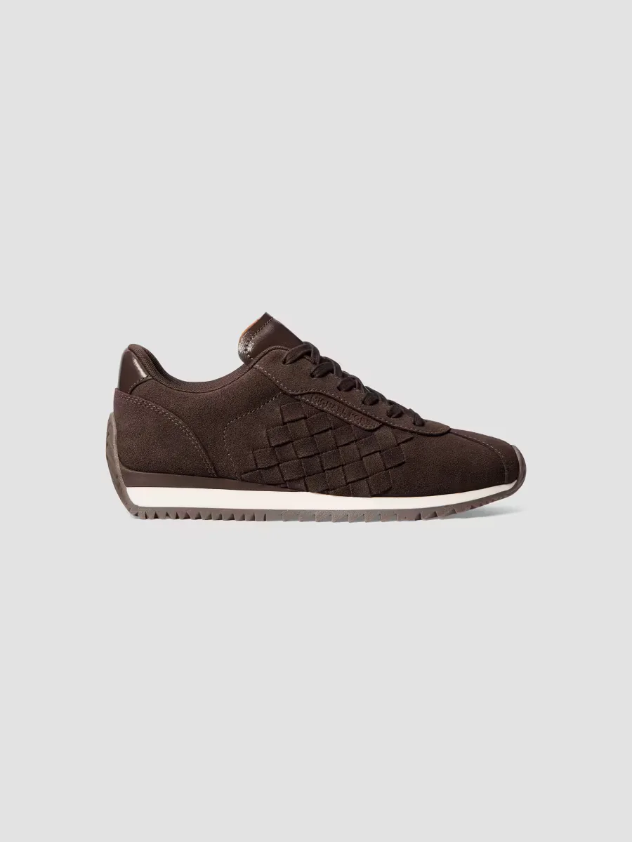 Rhodes Suede Low-Top Sneakers by Michael Kors