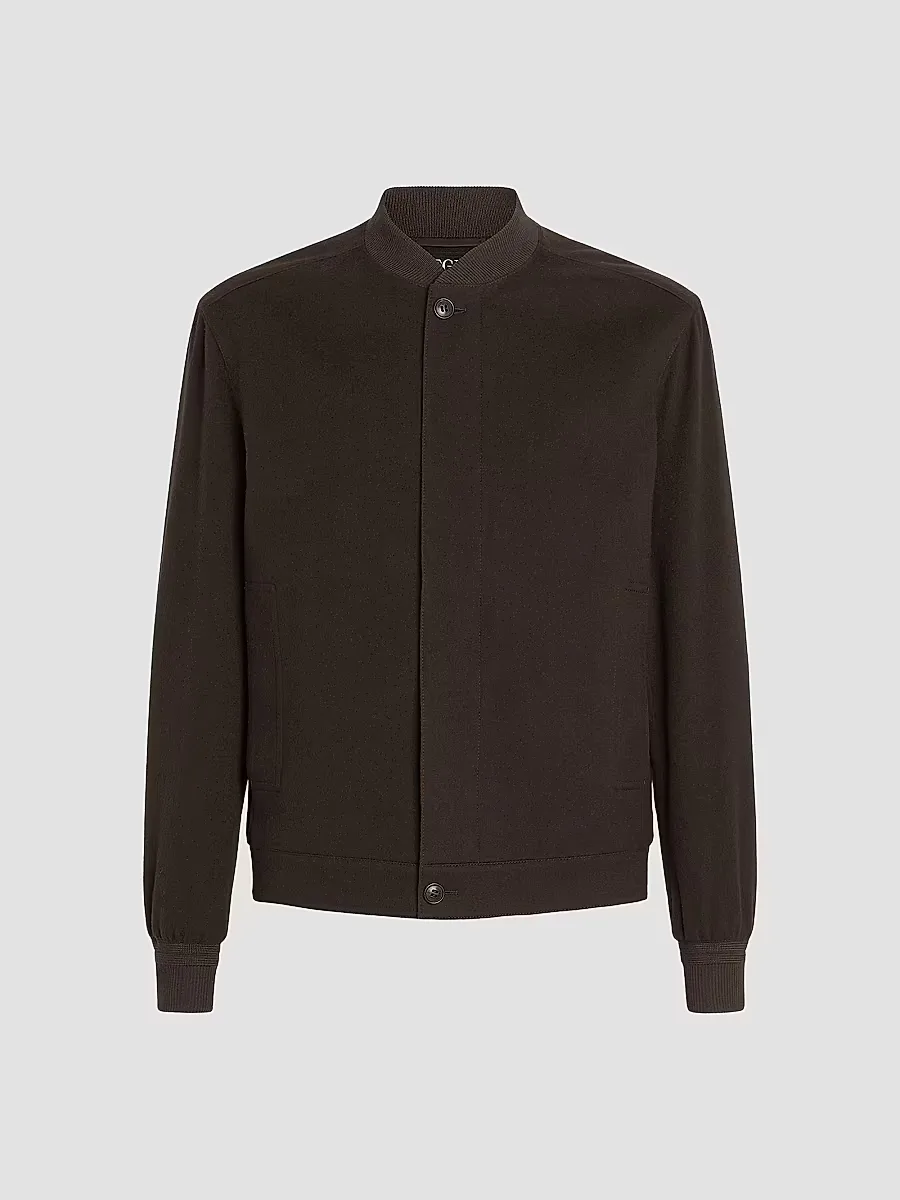 Oasi Cashmere Elements Bomber Jacket by ZEGNA