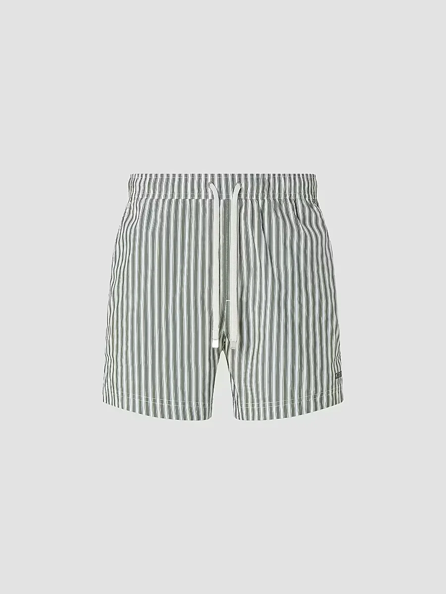 Striped Swim Trunks by ZEGNA