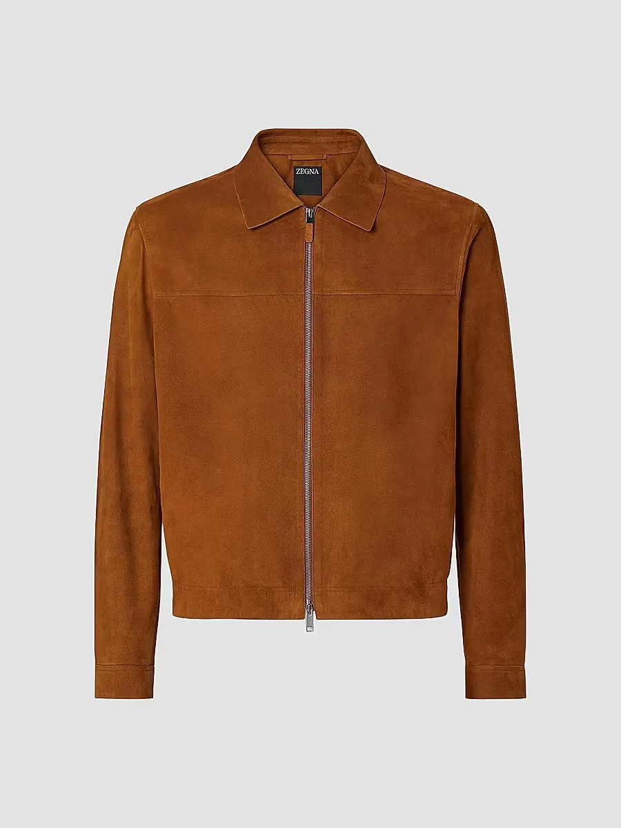 Suede Blouson Jacket by ZEGNA