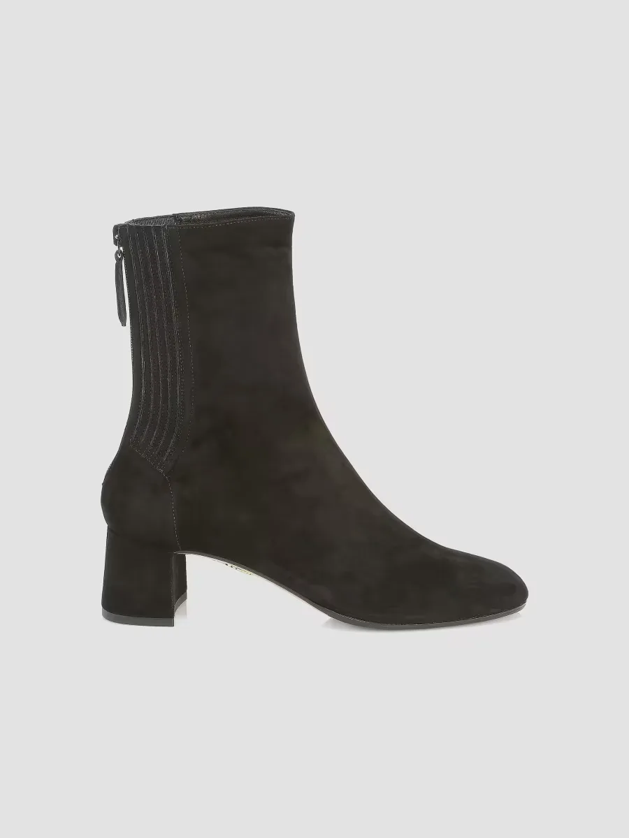 Saint Honore 50MM Suede Booties by Aquazzura
