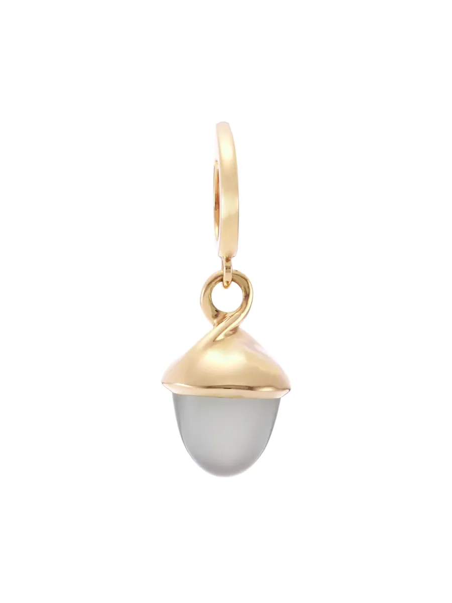 Mikado 18K Rose Gold & Grey Moonstone Pendant by Tamara Comolli
