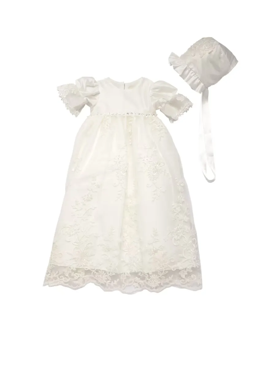 Beaded Lace Dress by Macis Design