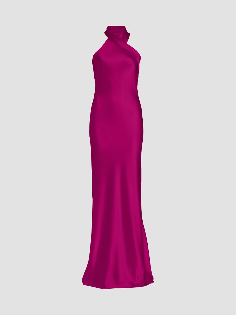 Pandora Asymmetrical Bias Cut Dress