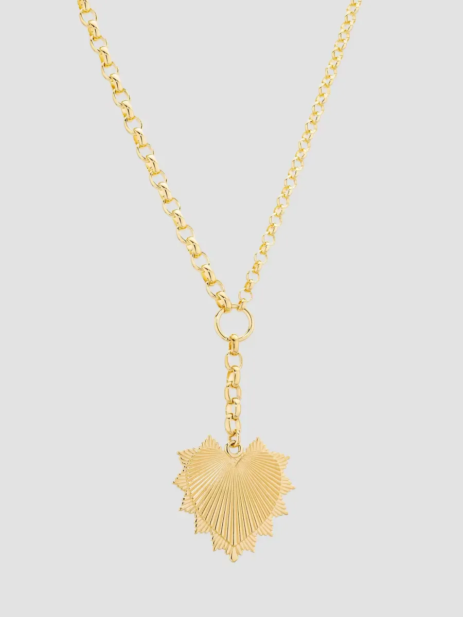 True Love 18K Yellow Gold Chain Necklace
