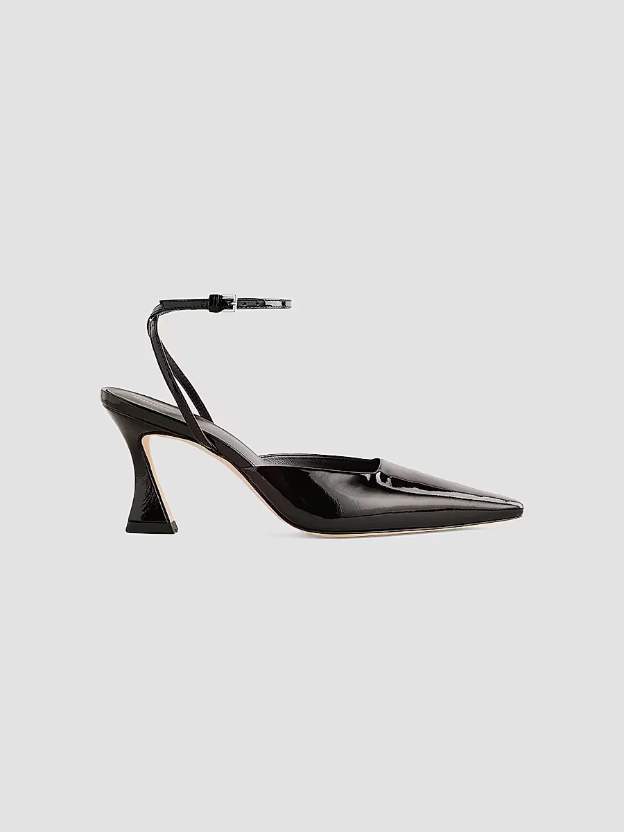 Natasha 75MM Patent Leather Pumps
