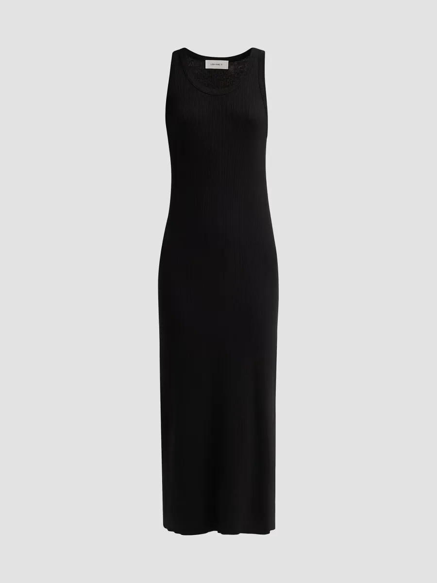 Lexie Cotton-Cashmere Tank Midi Dress by Lisa Yang