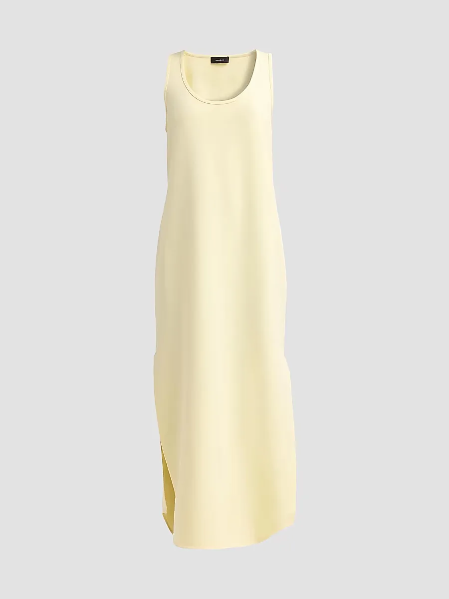 Side-Slit Tank Midi Dress by WARDROBE.NYC