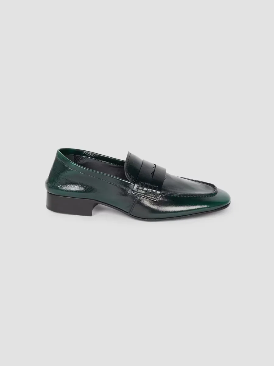 Leather Penny Loafers by Dries Van Noten