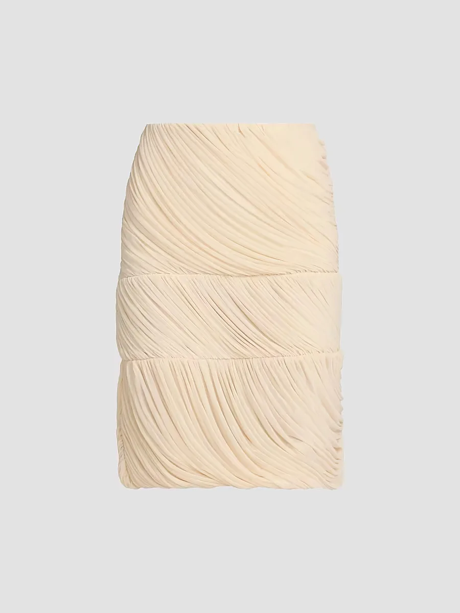 Alory Draped Jersey Skirt by Ronny Kobo