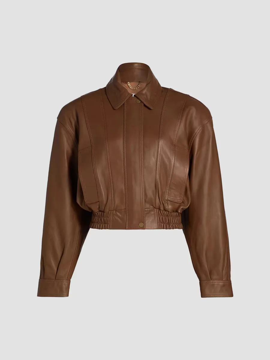 Samson Leather Crop Jacket