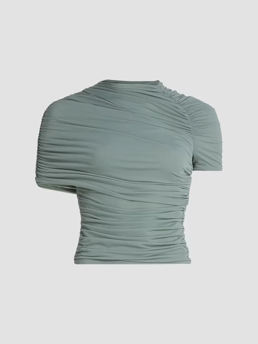 Vega Ruched Jersey Top